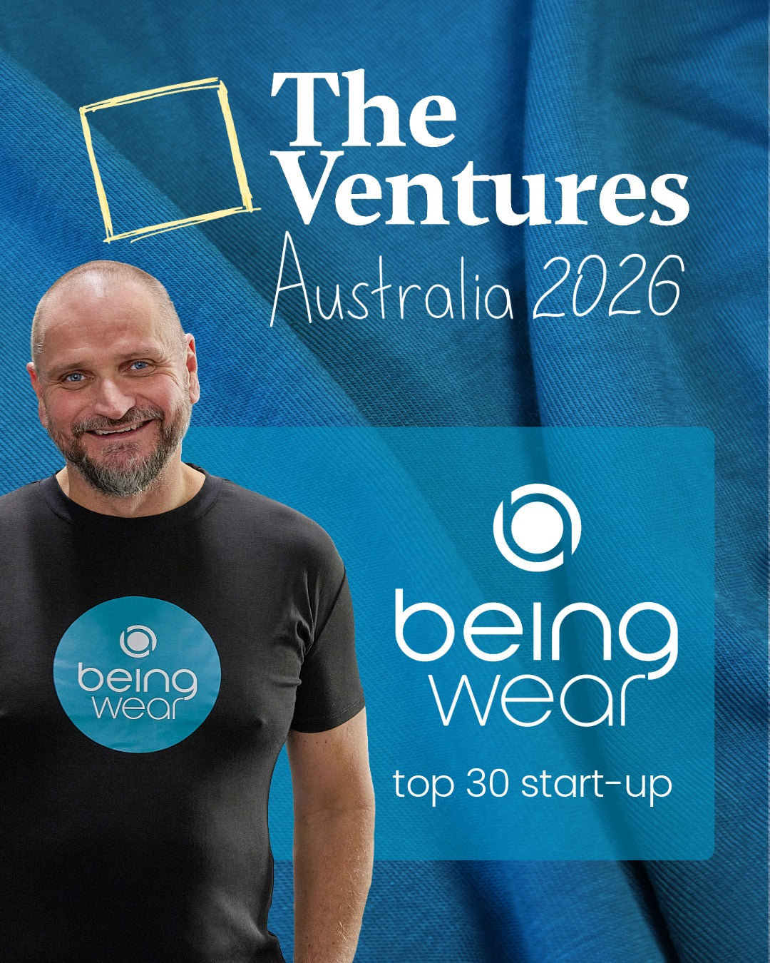 Being Wear named a Top 30 startup in The Ventures 2026 Australian Start Up Awards
