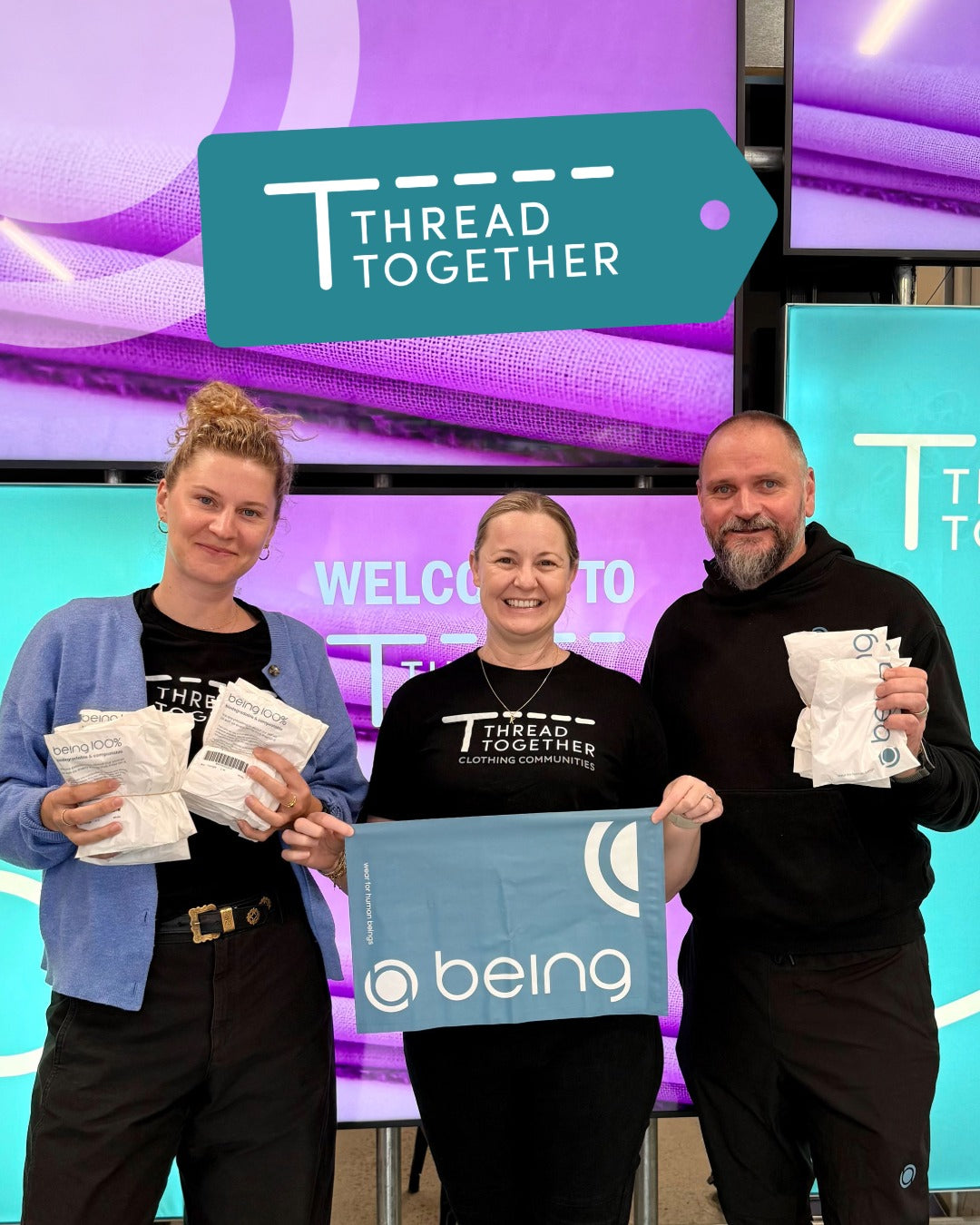 Being Wear Partners with Thread Together to Deliver Comfort and Dignity